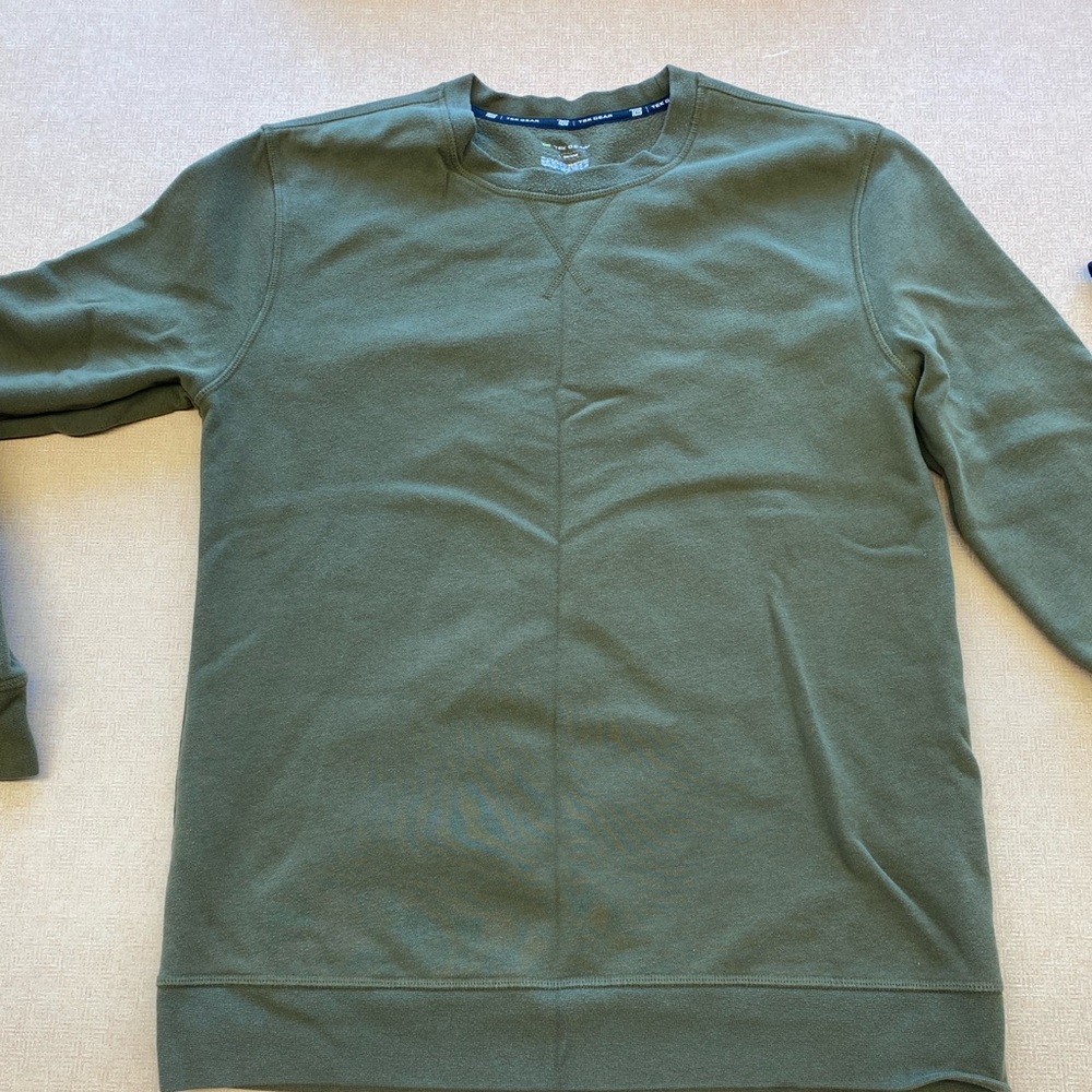 Olive Green Crewneck Sweatshirt - Size [Insert S